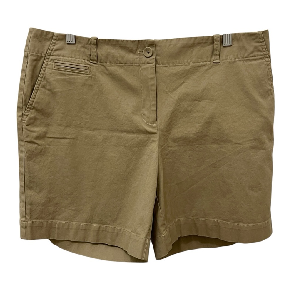 TALBOTS khaki shorts size 14
